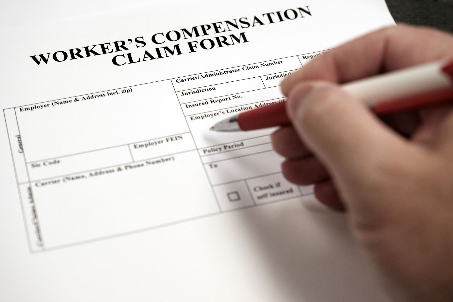 Worker's Compensation Complaint Form
